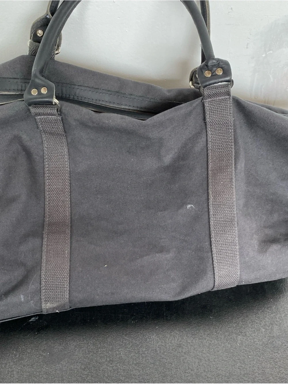 Scarborough and Tweed black canvas